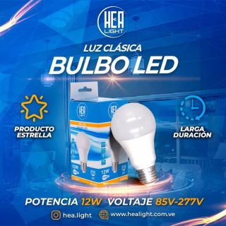 En Hea Light te presentamos nuestro BULBO LED CLASICO 💡

Destinado a la Iluminación de cualquier tipo de ambiente 🛋, pues se adapta a la perfección a las luminarias pensadas para los bulbos incandescentes clásicos y las lámparas fluorescentes compactas con rosca E27 🧐

Este producto combina la practicidad de instalación de los bulbos convencionales 💡 con las ventajas que ofrecen las lámparas LED de última generación 🔥 como:
 
🔹  Bajo consumo de energía.
🔹  Larga vida útil ⏳
🔹  Mínima producción de calor, 
🔹  Inmunidad a cambios de voltaje ⚡️
🔹  Producto totalmente ecológico.

‼️Nuestro bulbo de 12W equivale en iluminación a una lámpara incandescente de 100W‼️

Para más información sobre este y otros productos, visita nuestra página web:

🌐 www.healight.com.ve

#diseño #interiores #tecnología #electricidad #luzled #diseñointeriores #ledlighting #diseñoindustrial #mueblesdediseño #ledig #ledpanel #diseñoydecoracion #ledgend #diseñodeexteriores #tecnologías #diseñosvenezolanos #ledbulbs #interiorsolo #diseñomoderno #electrico