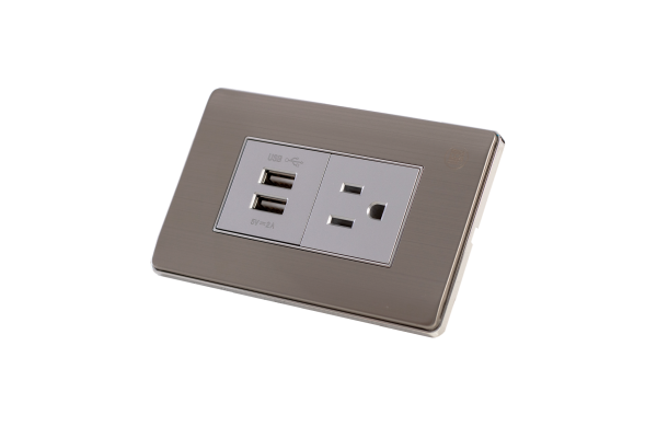 Toma americana + usb