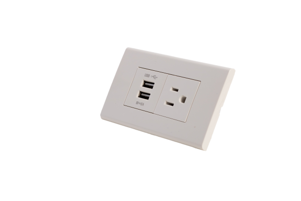 Interruptor toma americana usb